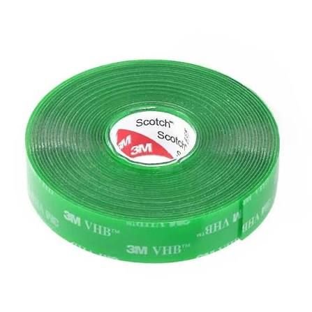 CINTA DOBLE CARA 3M 4910 VHB TRANSPARENTE 1/2 X 20M