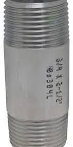 CONECTOR NIPLE INOX 3/4