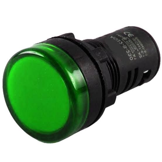 FOCO PILOTO LED VERDE 22MM
