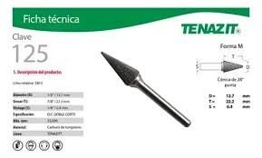 FRESA DE PUNTA ROTATIVA T-125