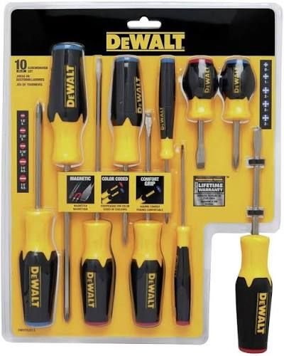 JUEGO DE DESARMADORES DEWALT